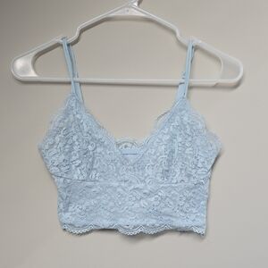 Light Blue Lace Bralette